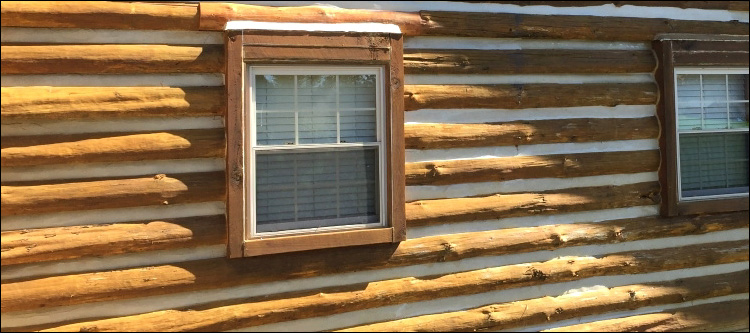 Log Home Whole Log Replacement  Boykins, Virginia