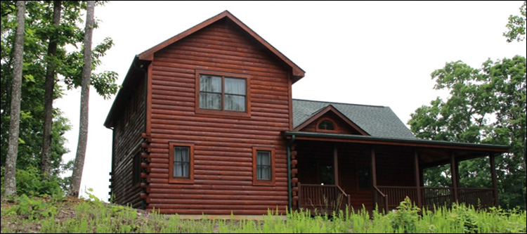 Professional Log Home Borate Application  Southampton County, Virginia