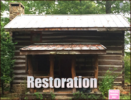 Historic Log Cabin Restoration  Southampton County, Virginia